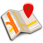 Map of Morocco offline ícone