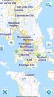 Map of Philippines offline الملصق