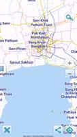 Map of Thailand offline পোস্টার