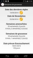 Semaines de grossesse 海報