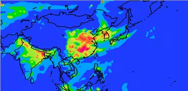 PM2.5(全国空气质量)- Asia, East Asia