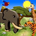 Animals for toddlers kids free আইকন