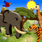 Animals for toddlers kids free آئیکن