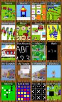 Trains, cars & games for kids poster