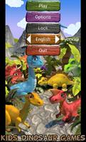 Kids Dinosaur Games Free Plakat