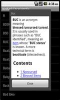 Nethack Encyclopedia Redux تصوير الشاشة 1