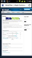 MobiFilter Browser capture d'écran 1