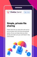 Firefox Send ポスター