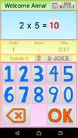 Memorize Times Tables (Ad Free) ảnh chụp màn hình 1