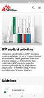 MSF Medical Guidelines poster