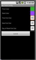 My Color Digital Clock Widget  capture d'écran 2