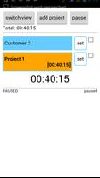 Project Time Tracker screenshot 1