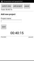 Project Time Tracker screenshot 2