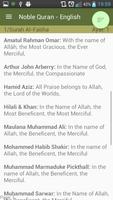 Compare all Quran Translations Screenshot 2