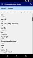 English-Turkmen Dictionary capture d'écran 2