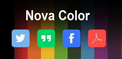 Nova Color Icon Pack Rounded Icons ポスター