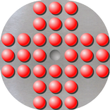 Marble Solitaire with solution