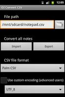 OI Convert CSV ภาพหน้าจอ 2