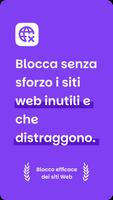Poster Blocco Siti Web - Blocca Siti