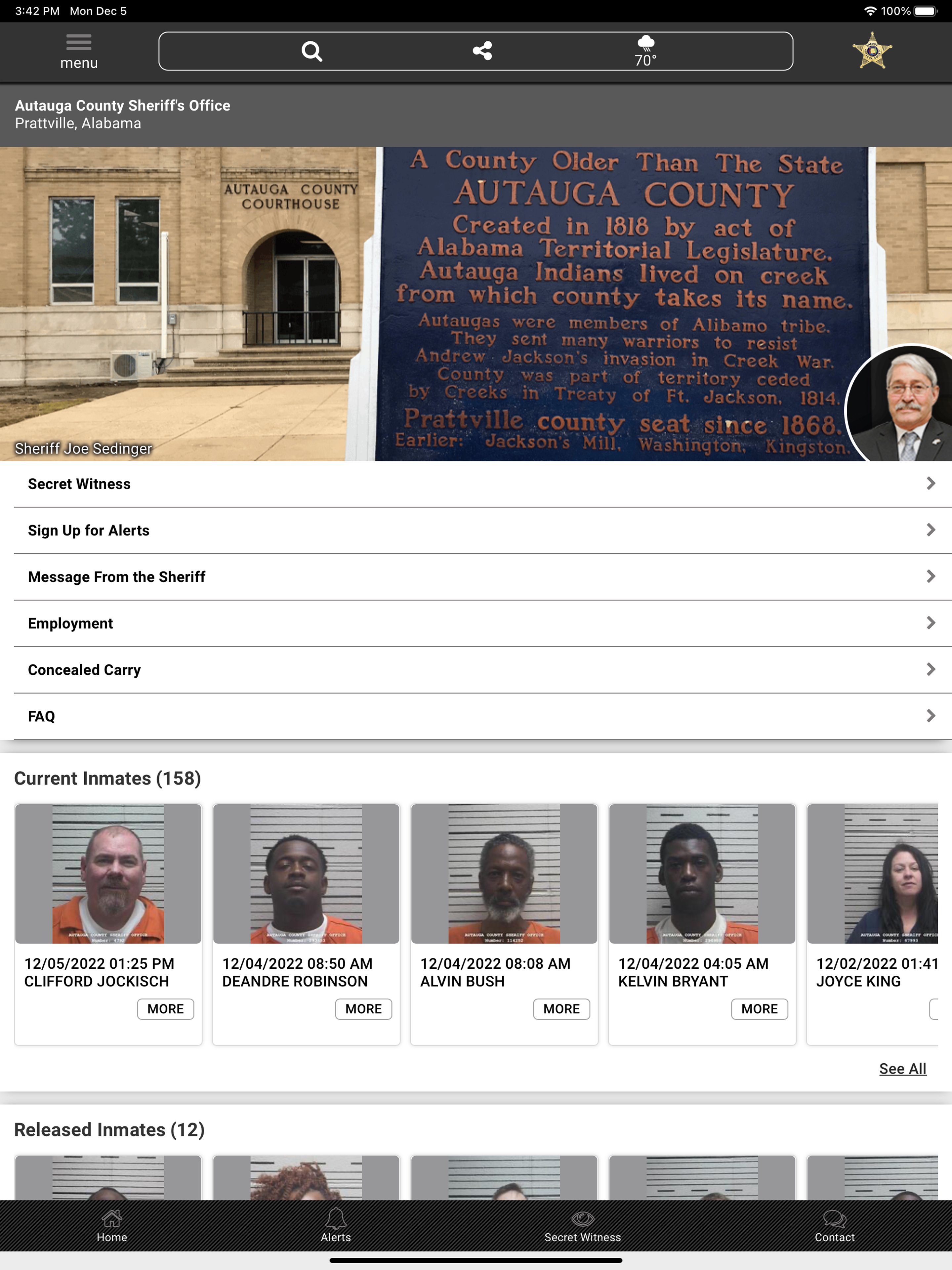 Autauga County Alabama Sheriff APK do pobrania na Androida