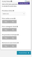 TAVR Risk Calculator screenshot 3