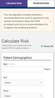 TAVR Risk Calculator capture d'écran 1