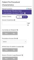 TAVR Risk Calculator screenshot 2