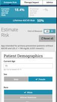 برنامه‌نما ASCVD Risk Estimator Plus عکس از صفحه