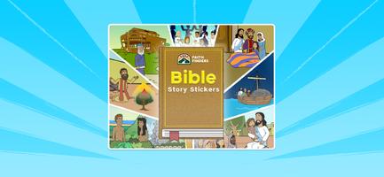 Bible Story Stickers Affiche