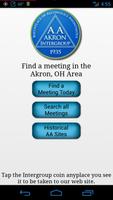 Akron AA Meeting Locator Poster