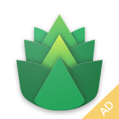Icona 绿叶VPN - Ad版 ：永久免费，无限流量，速度更快，小巧省电