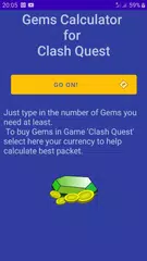 Clash Quest Gems calculator APK download