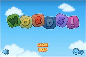Learn to spell in English: Word Scramble Game Affiche