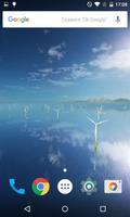 Coastal Wind Farm Wallpaper captura de pantalla 1
