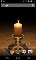 Melting Candle Wallpaper Lite poster