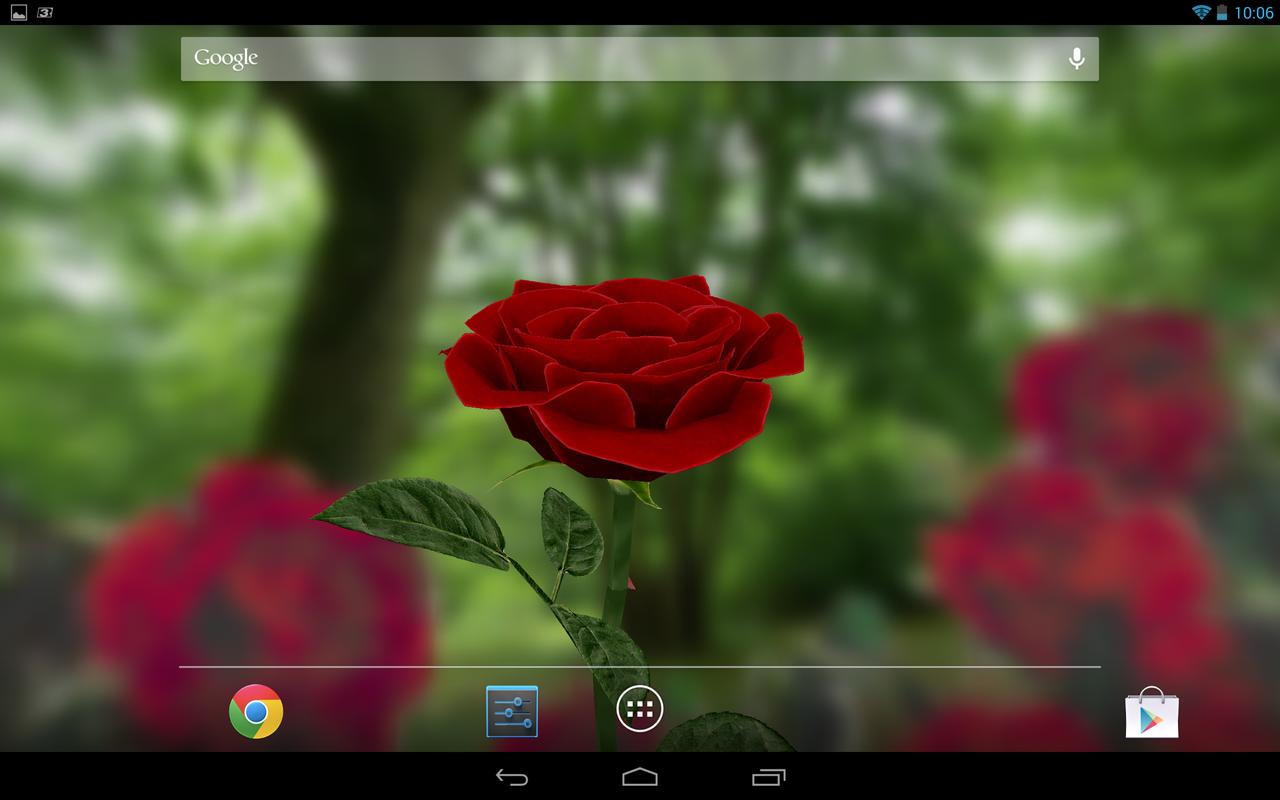 3d Rose Live Wallpaper Free For Android Apk Download