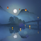 Lantern Festival 3D Wallpaper icône