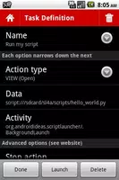 SL4A Script Launcher স্ক্রিনশট 3