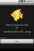 Memory Game For Kids poster