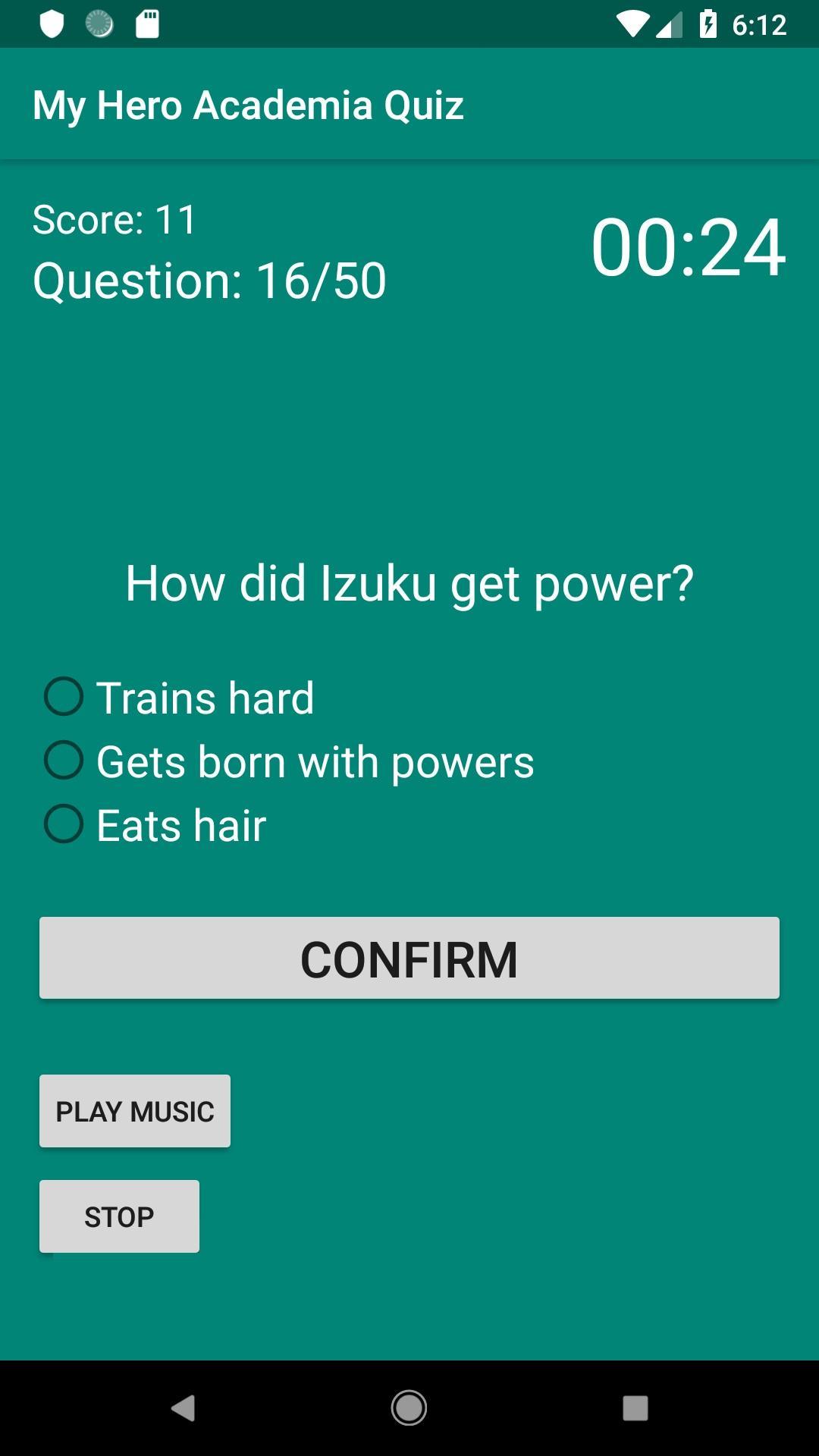 My Hero Academia hard quiz