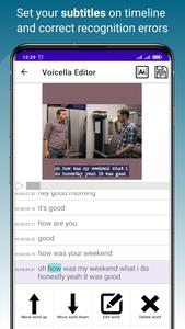 Voicella -video auto subtitles screenshot 5
