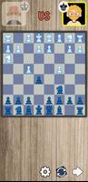 Poster Dama e scacchi