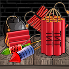 Firecracker and bomb simulator icon