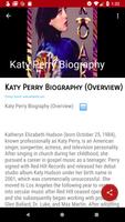 Katty Perry Songs Discography screenshot 1