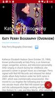 Katty Perry Songs Discography Screenshot 1