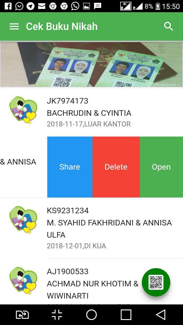 Scan Qrcode Dan Pencarian Buku Nikah For Android Apk Download