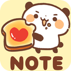 Notas Panda Bread memo icono