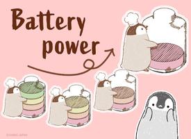 Battery Widgets ANIMAL LIFE الملصق