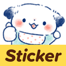 APK Korean Stickers Fluffy Angel