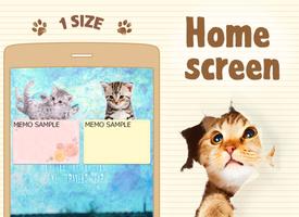 Cats Sticky mine الملصق